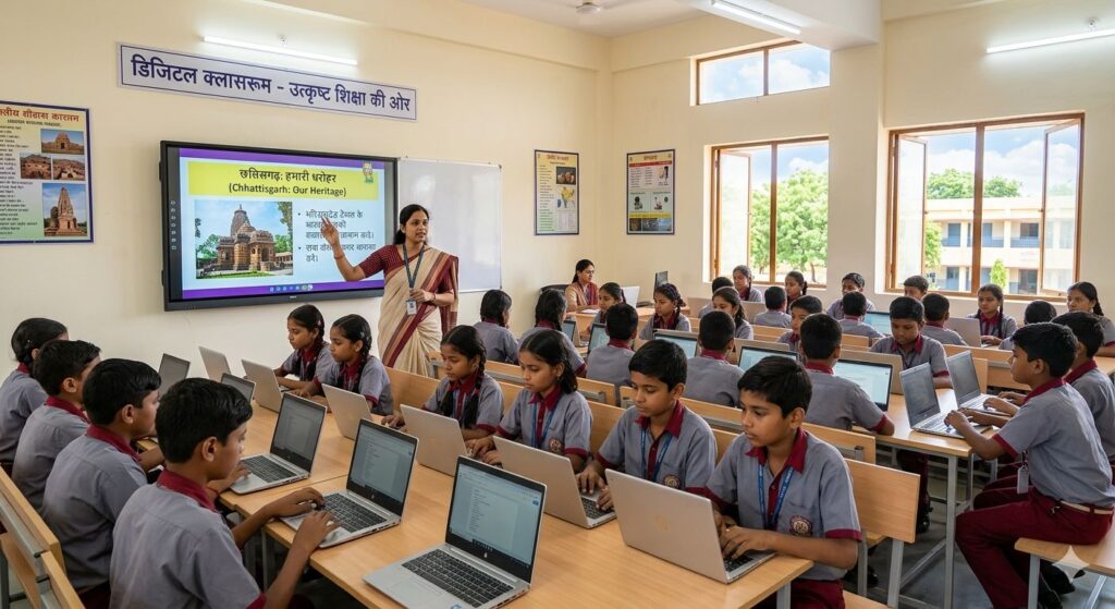 छत्तीसगढ़ में बढ़ेगा डिजिटल शिक्षा का दायरा