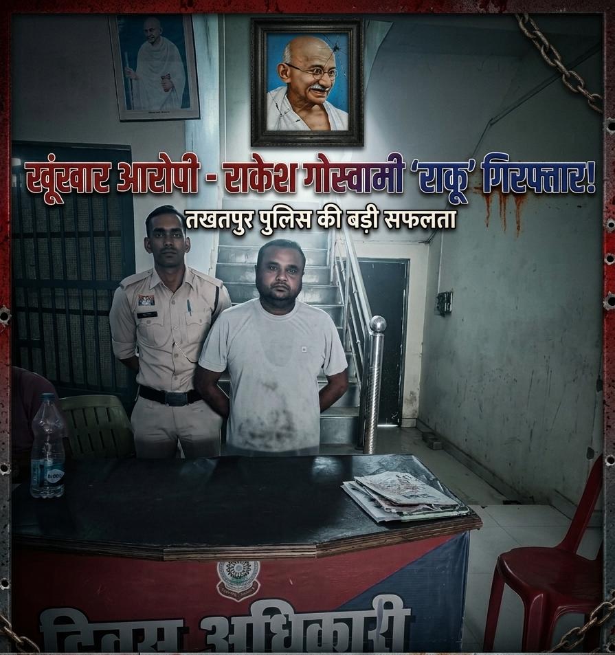 तखतपुर का कुख्यात ‘राकू’ पुलिस की गिरफ्त में, महिला से छेड़छाड़ के बाद हुआ गिरफ्तार :-
